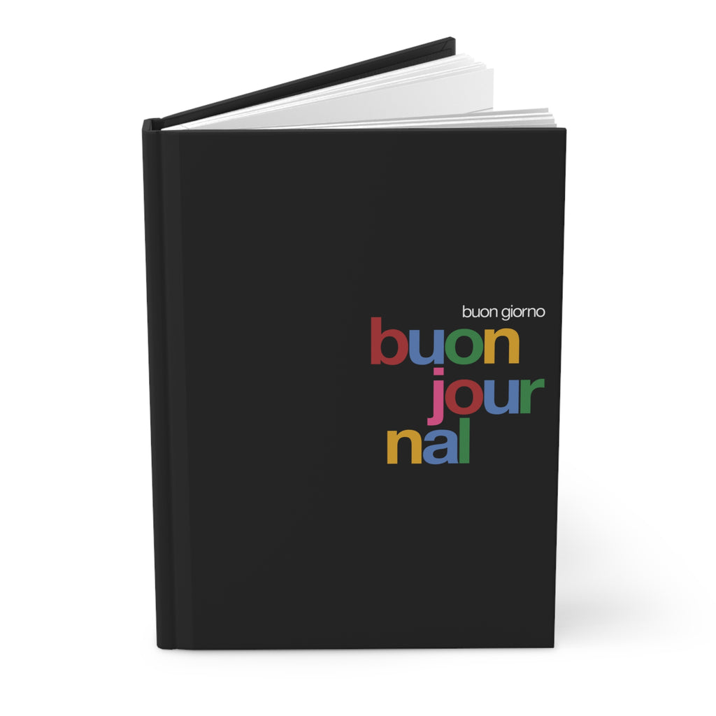 Buon Journal - Hardcover Journal - Black