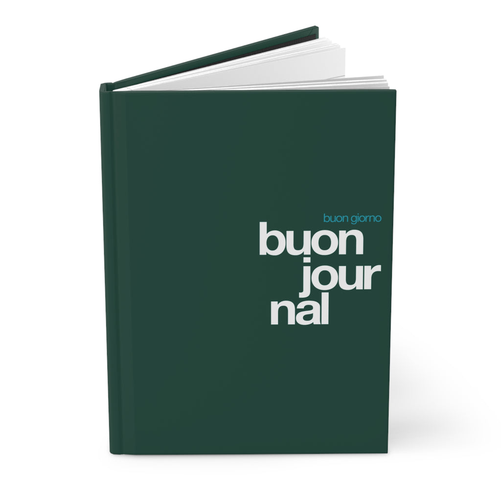 Buon Journal - Hardcover Journal - Green