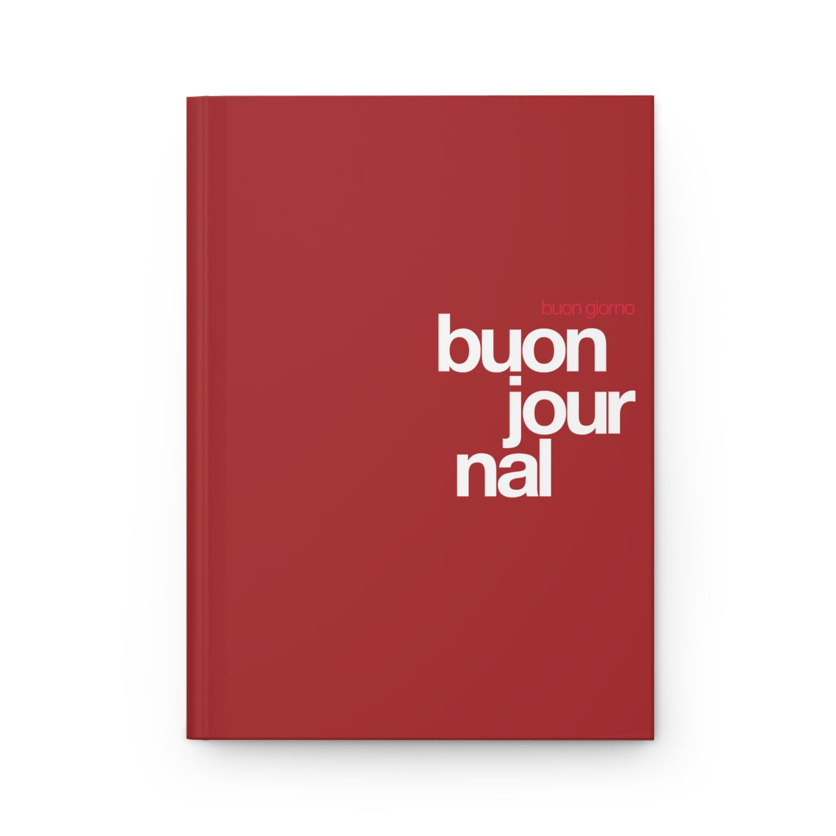 Buon Journal - Hardcover Journal - Red