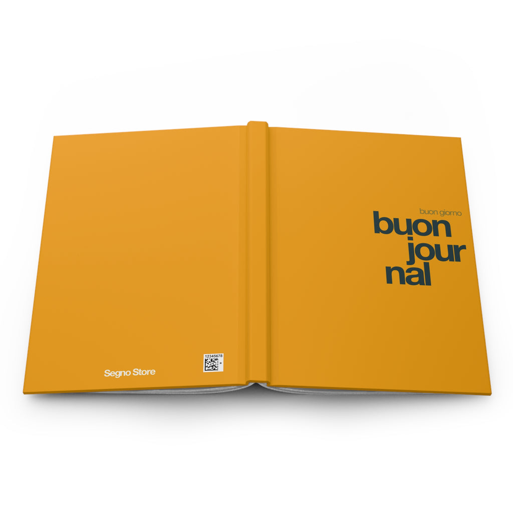 Buon Journal - Hardcover Journal - Yellow