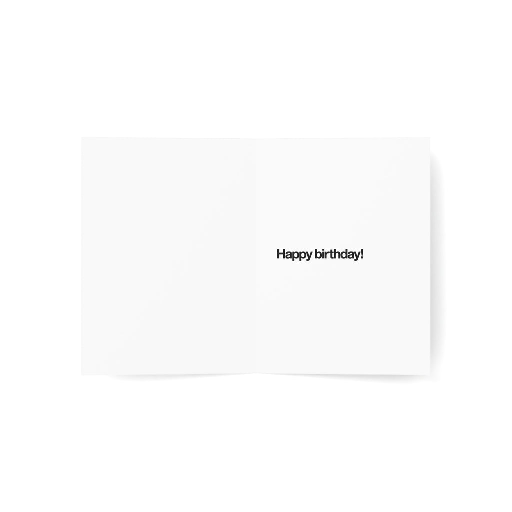 Anno Dopo Anno - Birthday Card - White