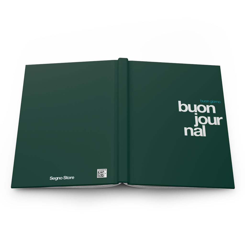 Buon Journal - Hardcover Journal - Green
