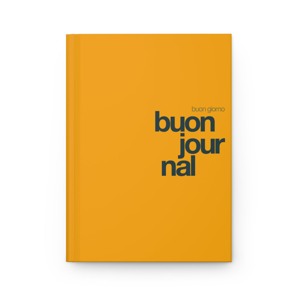 Buon Journal - Hardcover Journal - Yellow