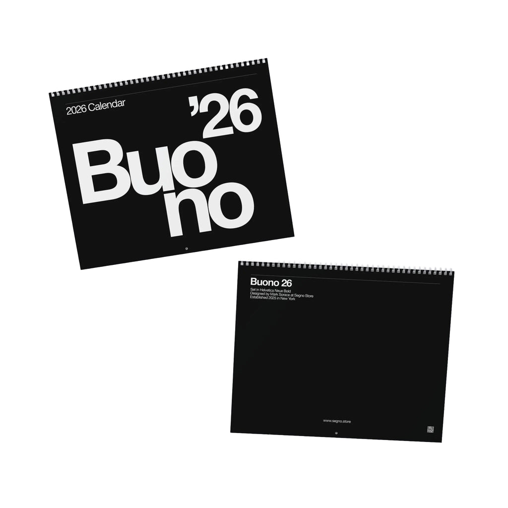 Buono 26 - Wall Calendar 2026 - Black