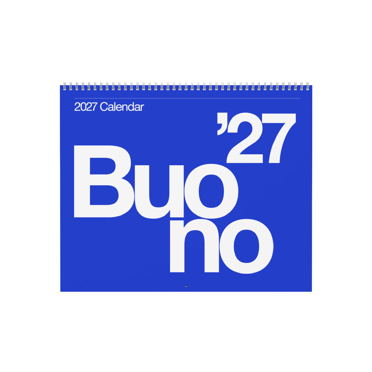 Buono 27 - Wall Calendar 2027 - Hyperlink Blue