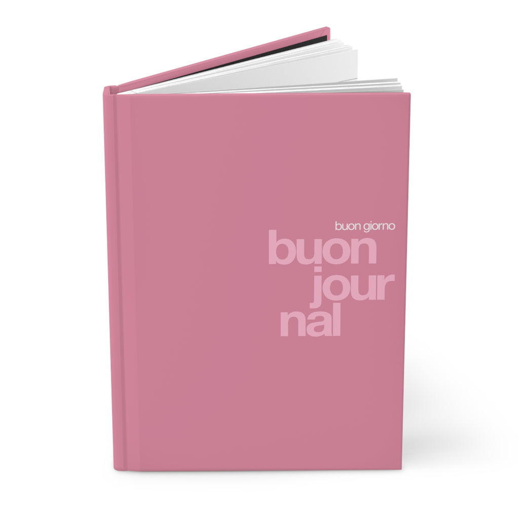Buon Journal - Hardcover Journal - Pink