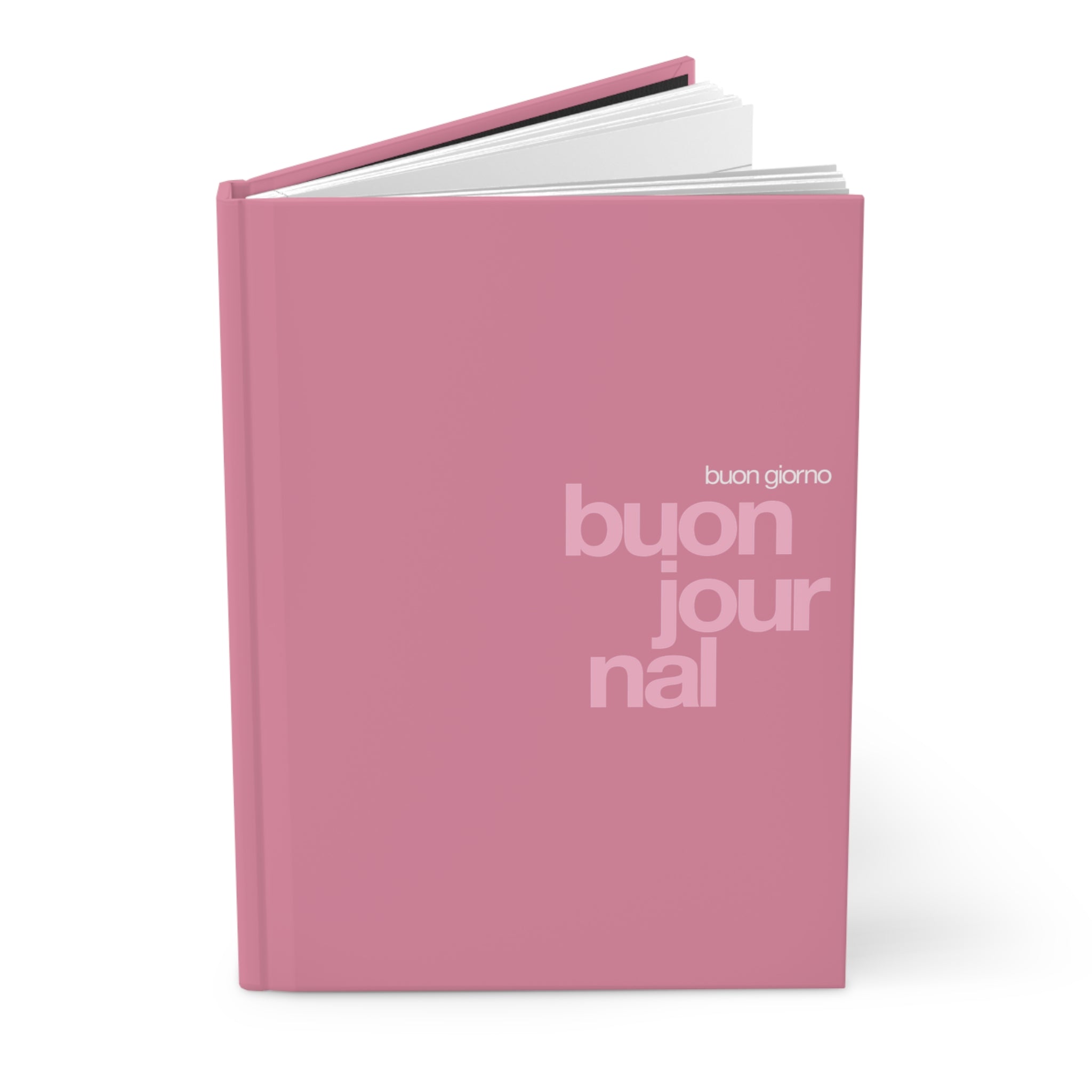 Buon Journal - Hardcover Journal - Pink