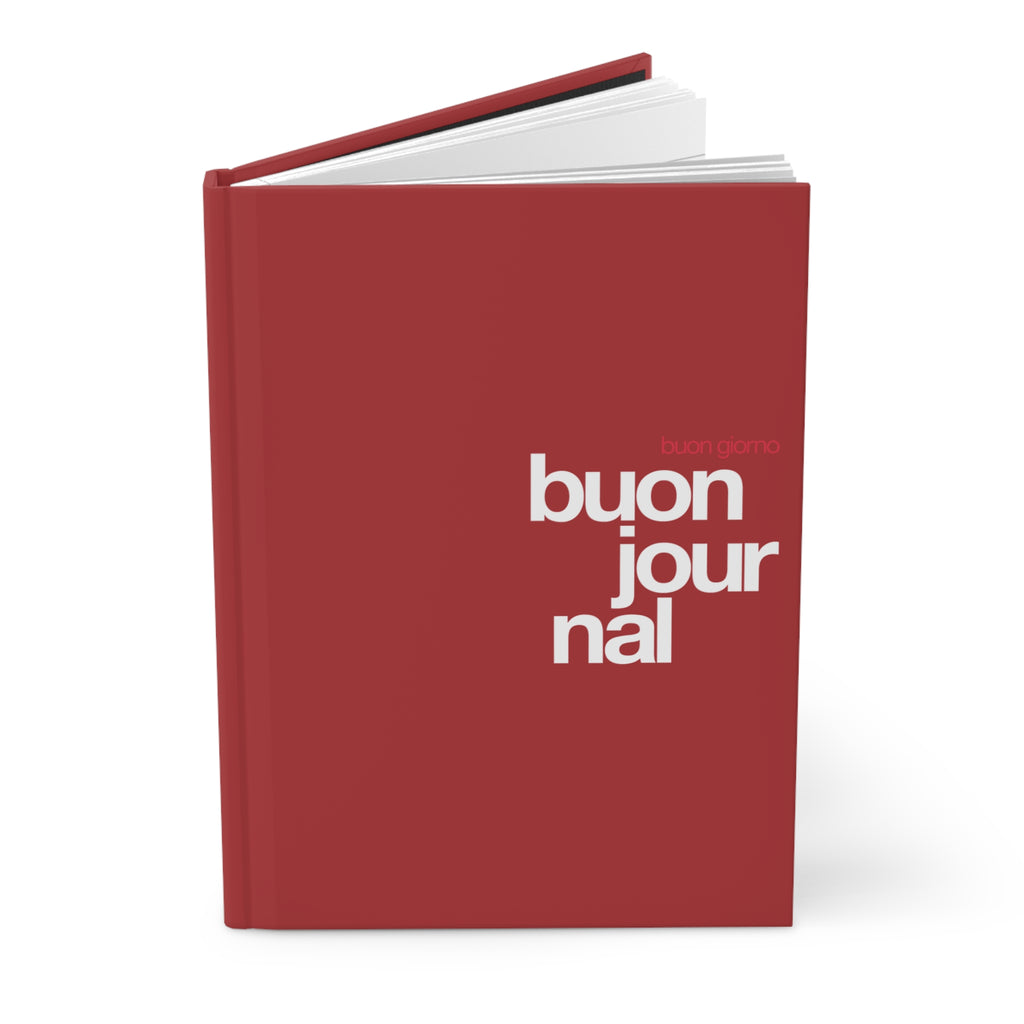 Buon Journal - Hardcover Journal - Red