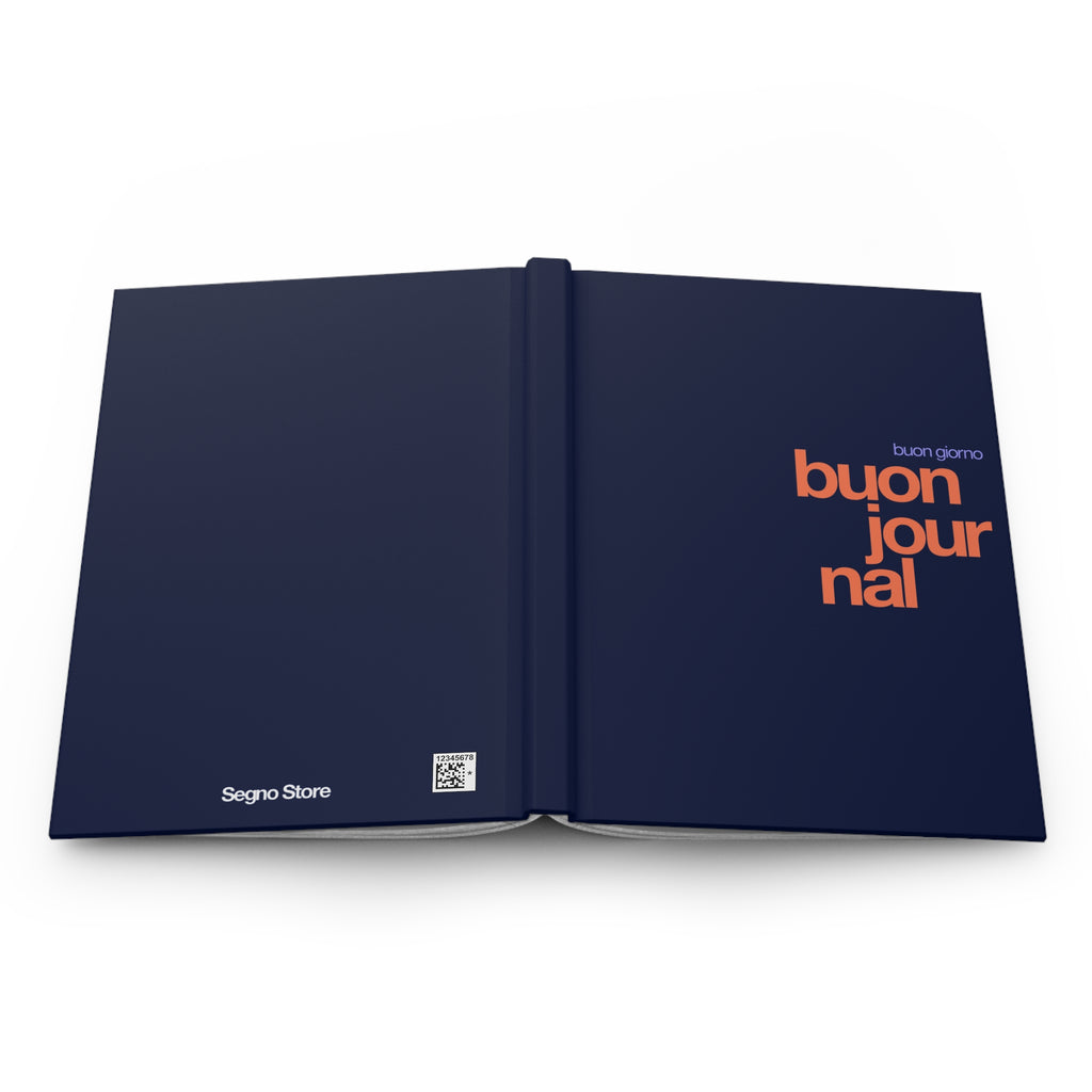 Buon Journal - Hardcover Journal - Dark Blue