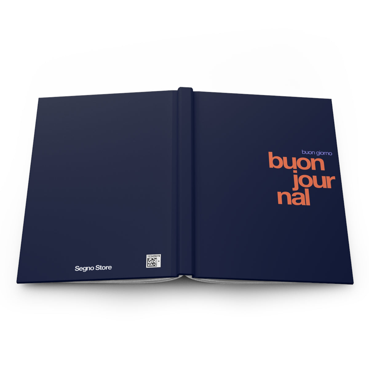 Buon Journal - Hardcover Journal - Dark Blue