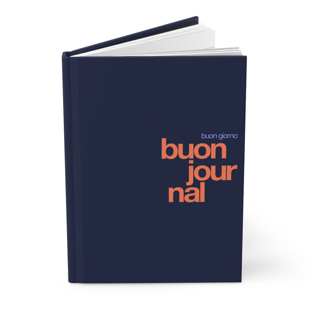 Buon Journal - Hardcover Journal - Dark Blue