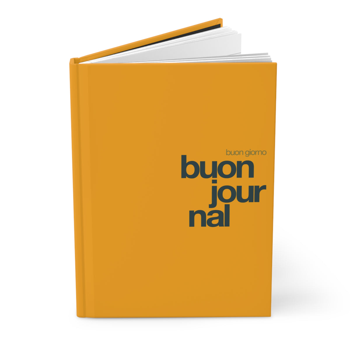 Buon Journal - Hardcover Journal - Yellow