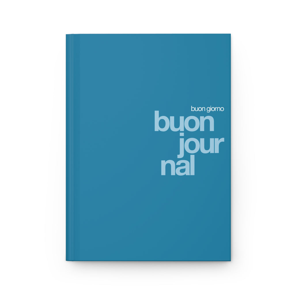 Buon Journal - Hardcover Journal - Blue