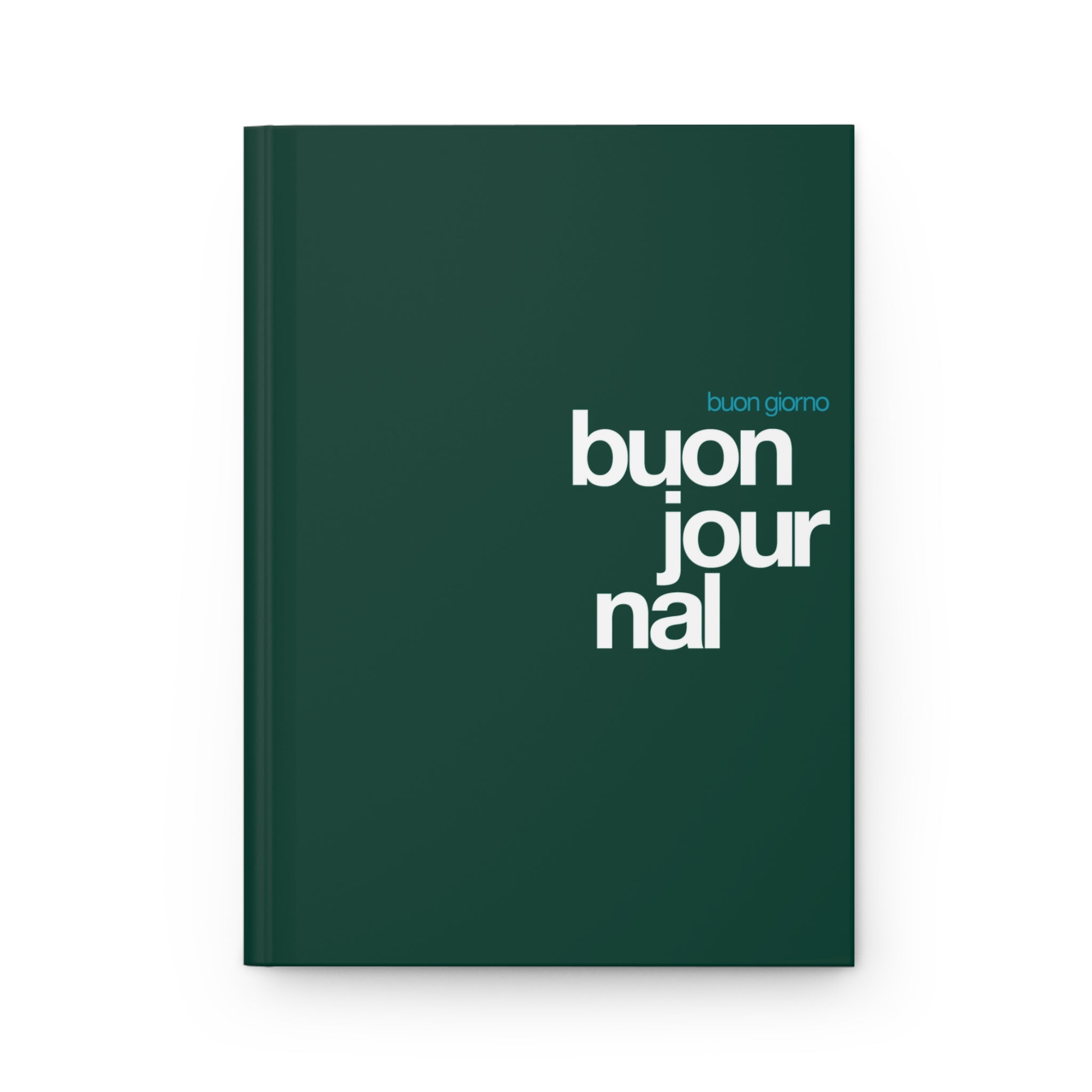 Buon Journal - Hardcover Journal - Green