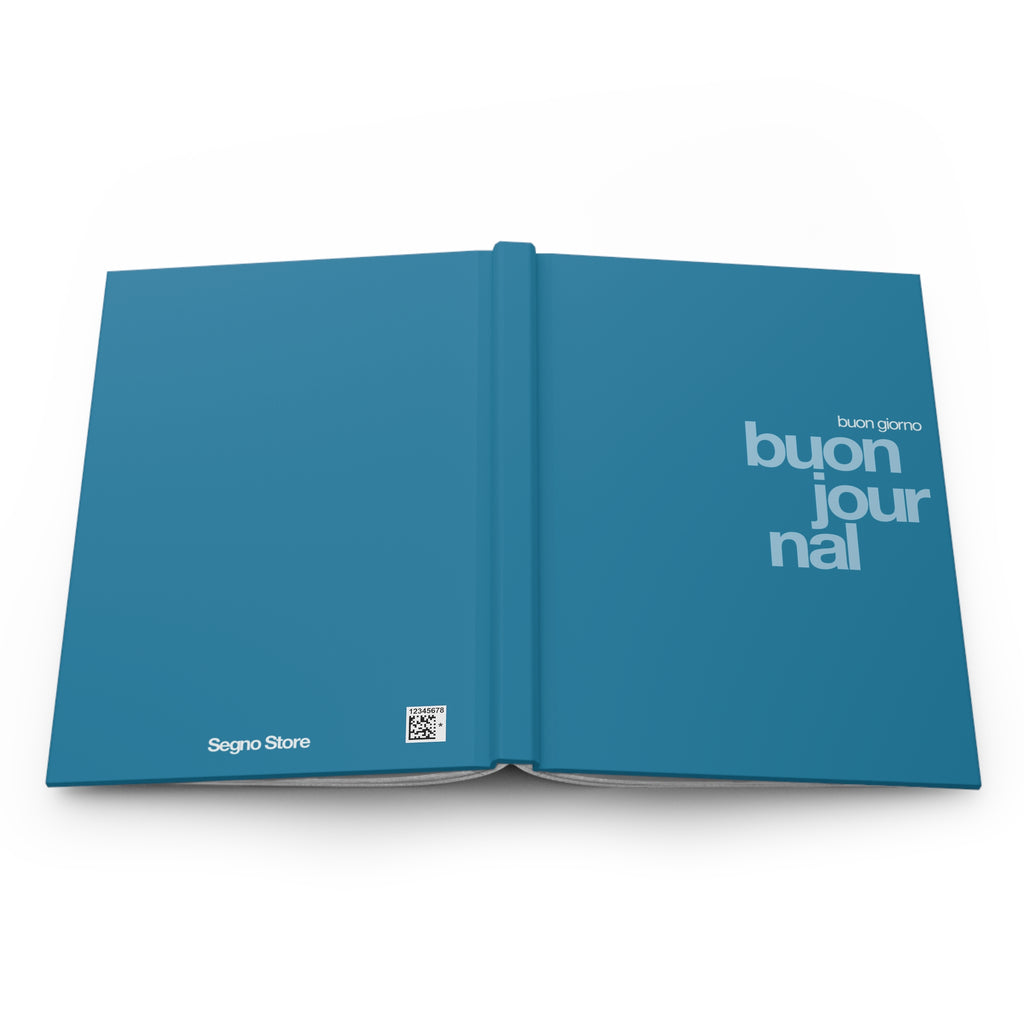 Buon Journal - Hardcover Journal - Blue