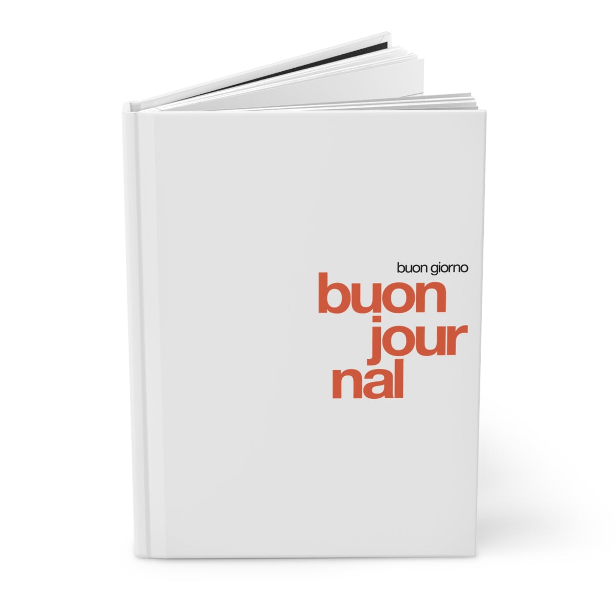 Buon Journal - Hardcover Journal - White