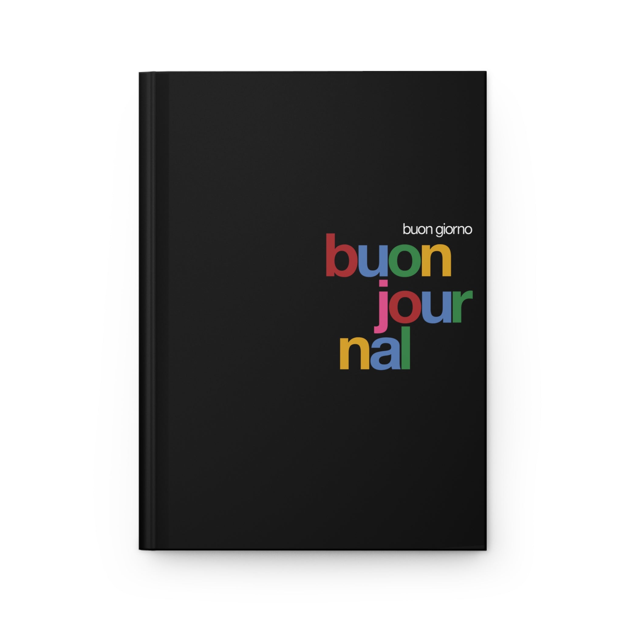 Buon Journal - Hardcover Journal - Black